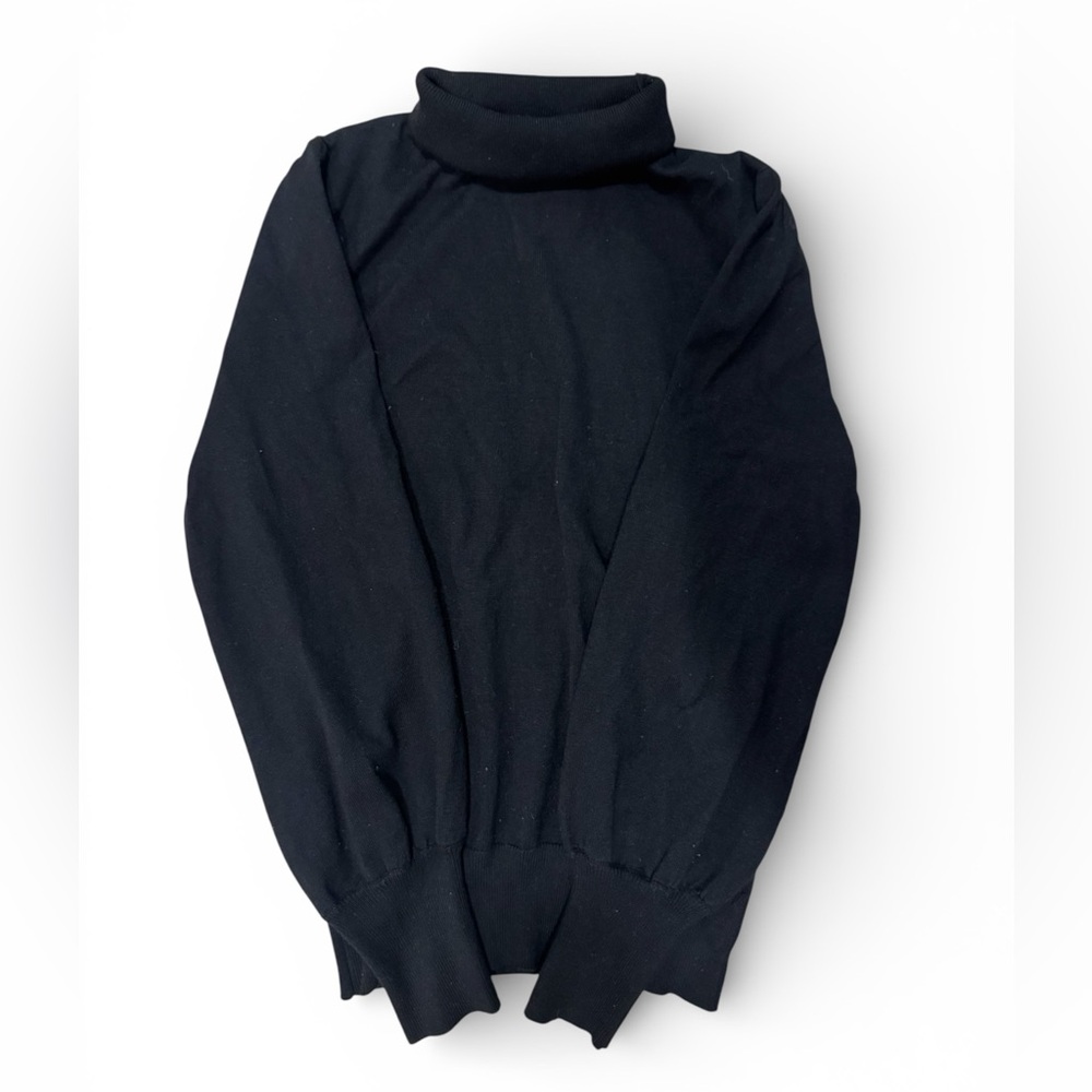 Madison Grey Black Turtleneck Sweater